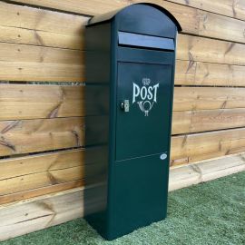 Veckopostlåda SafePost Premium 70 med Dekal Grön 100cm
