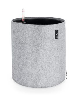 Självvattnande Kruka Trendcover 32 ljusgrå filt