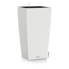 Självvattnande kruka Cubico Cottage 40 Vit H75cm