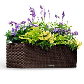 Självvattnande Blomlåda Balconera Cottage 80cm  moccabrun