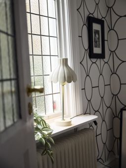 Wera bordslampa offwhite/grön 47cm