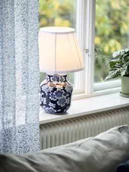 Fanny bordslampa blå/vit 47cm