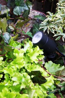 Lightson Medusa markspotlight 8W svart