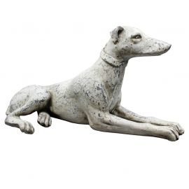 Aston staty Vinthund vit 54cm