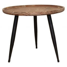 Mogihome Vega soffbord 50cm natur/svart