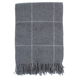Mogihome pläd Elton 130x170cm grå