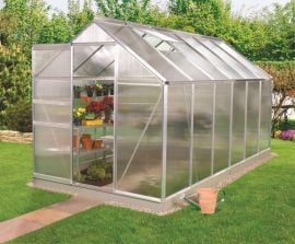 Växthus Vitavia Venus alu/poly 1,9x3,8m / 7,5m²