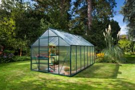 Växthus Vitavia Merkur svart/poly 2,6x4,5m / 11,5m²