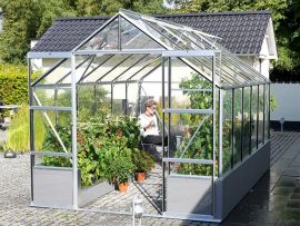 Växthus Vitavia Cassandra alu 3,8x2,6m / 9,9m²