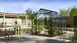 Växthus Vitavia Diana grön/glas 2,6x3,2m / 8,3m²