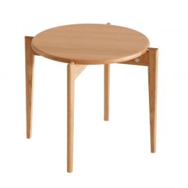 Oscarssons Möbel Tilia soffbord runt 51cm h41 oljad ek