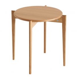 Oscarssons Möbel Tilia soffbord runt 51cm h48 oljad ek