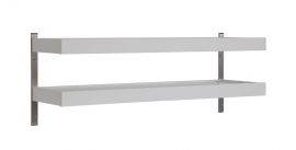 Oscarssons Möbel Nadja Skohylla 80cm 2 plan vitlack