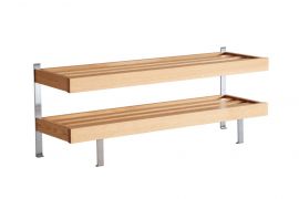 Oscarssons Möbel Nadja Skohylla golv 100cm 2 plan oljad ek