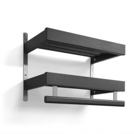 Nadja Hatthylla II 50cm 2 plan svartbetsad ek