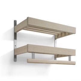 Nadja Hatthylla II 50cm 2 plan vitpigmenterad ek