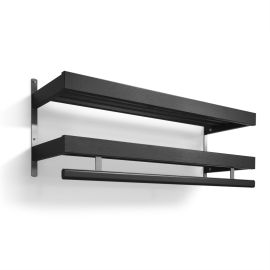 Nadja Hatthylla II 100cm 2 plan svartbetsad ek