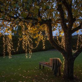 Ljusslinga Shiny Warm White med 800 LED 16m