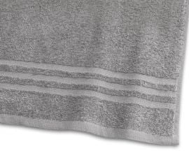 Handduk Basic Frotté grå 65x130cm