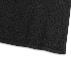 Handduk Stripe Frotté 2-pack svart 30x50cm