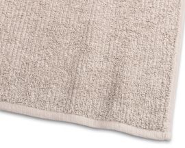 Handduk Stripe Frotté sand 65x130cm