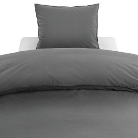 Borganäs Percale Påslakanset 2-del Grafit