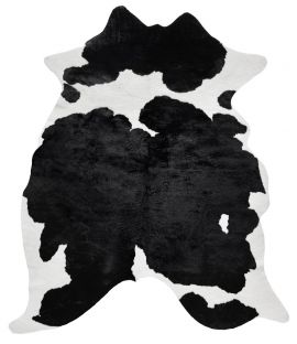 Kohud fake Wille svart/vit 150x200cm Skinnwille 