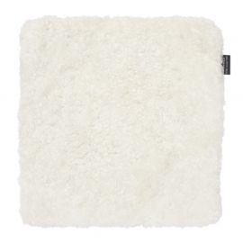 Skinnwille fårskinnssits Curly vit 40x40cm
