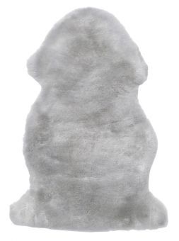 Lammskinnsfäll Baby extra mjuk grå 70cm, ullängd 25mm