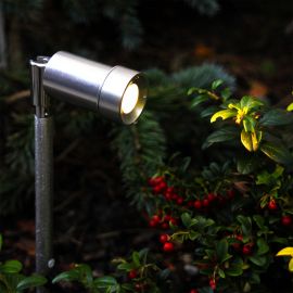 Lightson Optica spotligt 1W silver