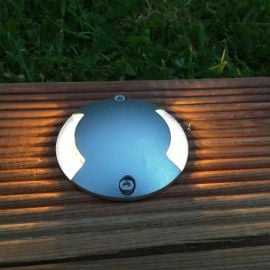 Lightson Zenit Duo vägg/decklight 0,5W silver