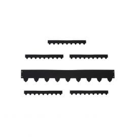 6-pack Gräskantlist svart byggbar 119cm