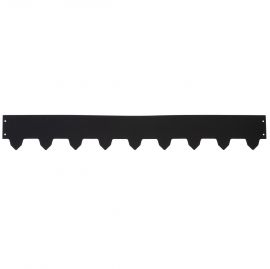 Gräskantlist svart byggbar 119cm