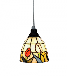 Nostalgia Design Tulipana Tiffany fönsterlampa 14cm