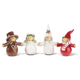 Lussetåg 4 figurer 6-9cm