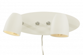 Sandnes Vägglampa vit 32cm