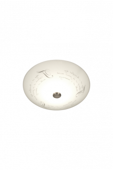 Skrift Plafond vit/stål 50cm