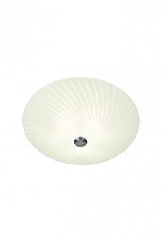 Cyklon Plafond vit/stål 50cm