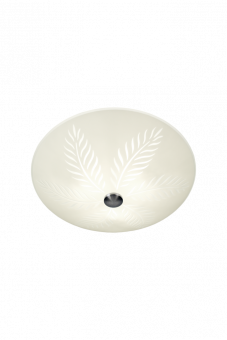 Palmblad Plafond vit/stål 50cm