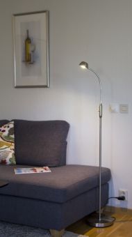 Juno Golvlampa stål 128cm