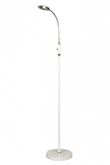 Hero Golvlampa vit/krom 128cm