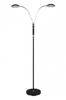 Hero Golvlampa svart/krom 130cm