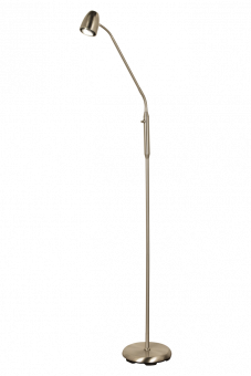 Sandnes Golvlampa vit/krom 140cm