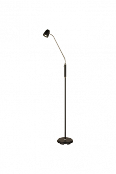 Sandnes Golvlampa svart/krom 140cm