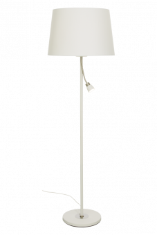 Eketorp Golvlampa vit/stål 145cm