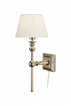 Nora Vägglampa silver 44,5cm