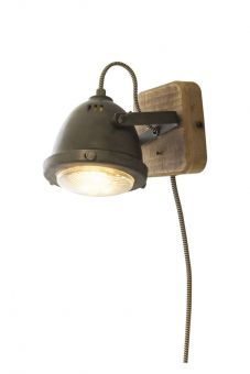 Alaska Vägg lampa grå 12 cm 