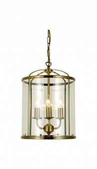 Budgie Taklampa antik/klar 41cm