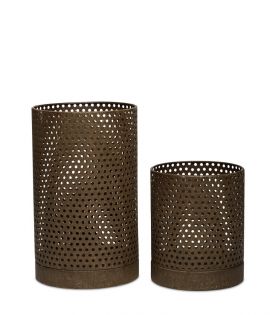 Ensi lyktor Rost 2-set 15-17cm