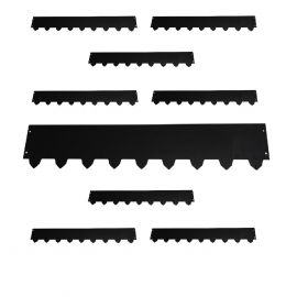 9-pack Gräskantlist XL svart byggbar 119cm
